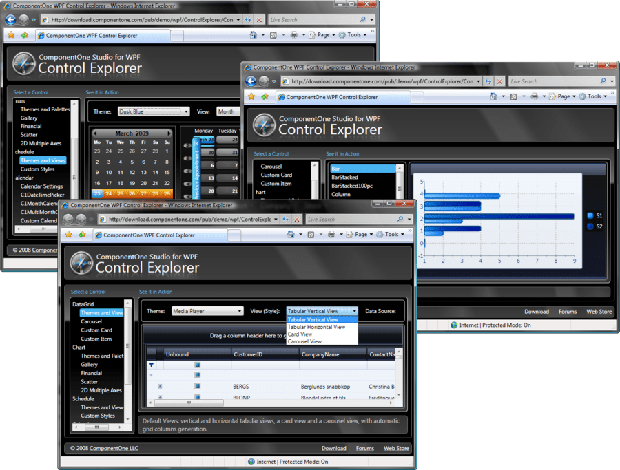software wpf treeview control template